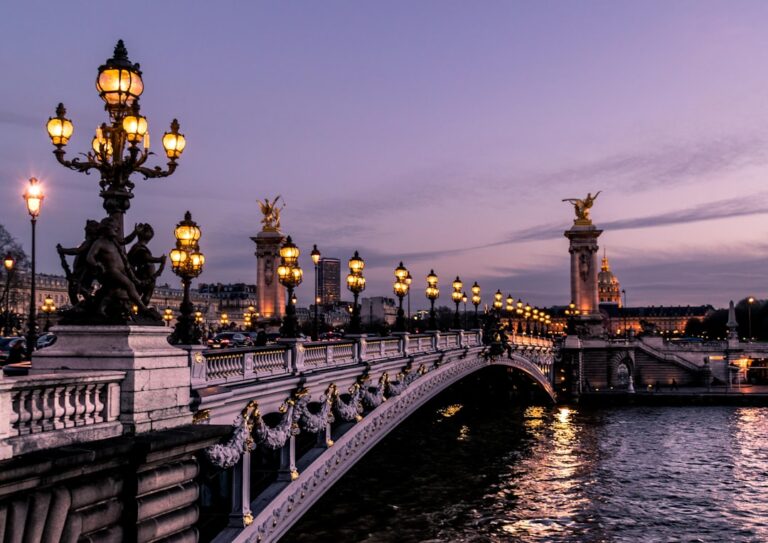 Ruelle piétonne bondée dans une des villes les plus touristiques de France en été